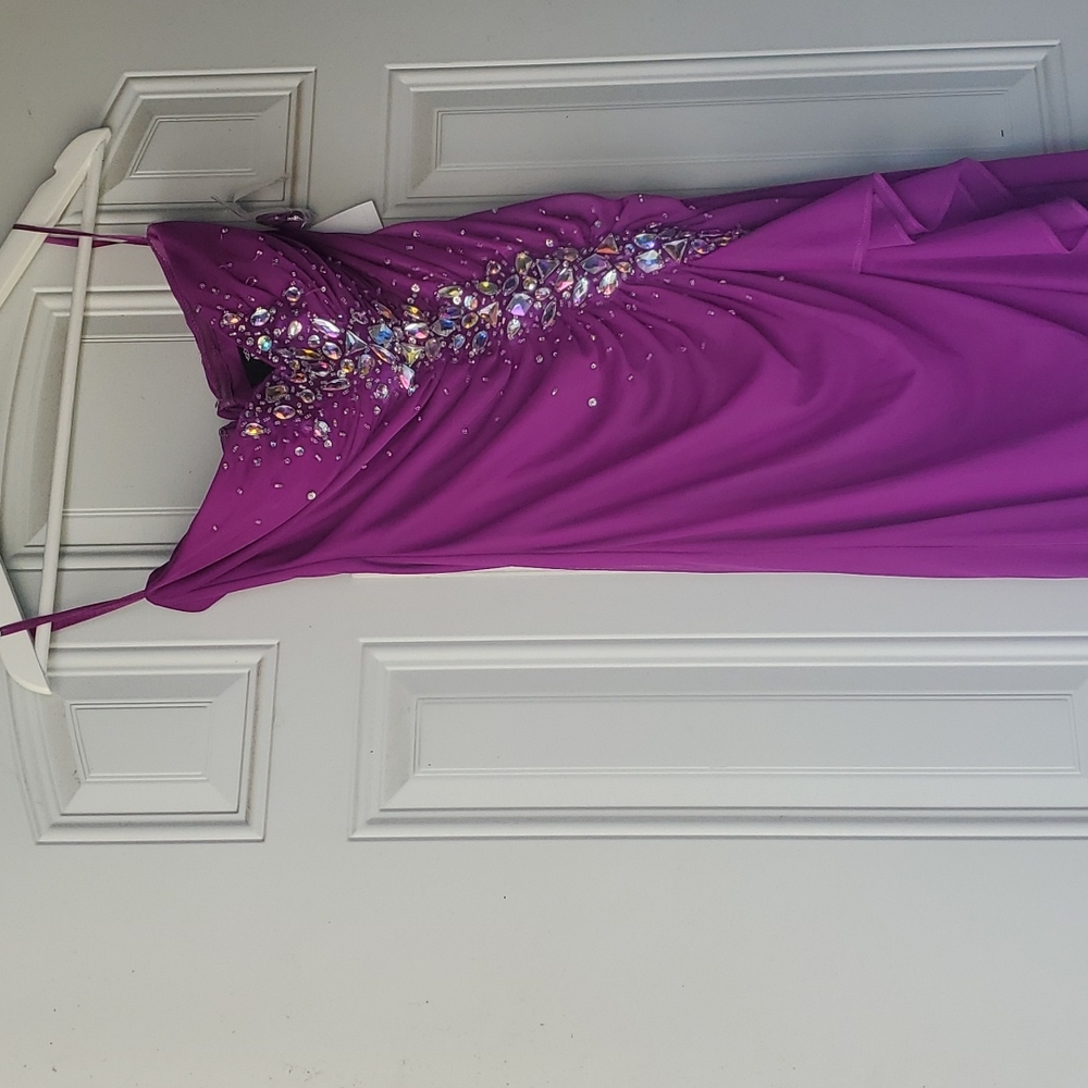Deb Purple Formal Dress